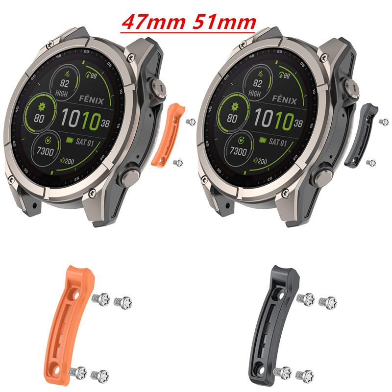 Bezel Ring Cover for Garmin Tactix 8 47mm 51mm Stainless Steel Bumper Case Protector for Tactix8 51MM AMOLED SOLAR Accessories