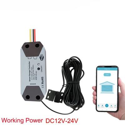 Умный контроллер для открывания гаражных ворот 12В-24В Для Tuya Smart / Для Smart FOR-Life Для Alexa Пульт дистанционного управления С магнитным датчиком