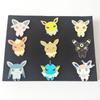 Let's Go Pikachu Eevee Enamel Pins Kawaii Pocket Monster Eeveelution Metal Cartoon Brooch Backpack Collar Lapel Badge