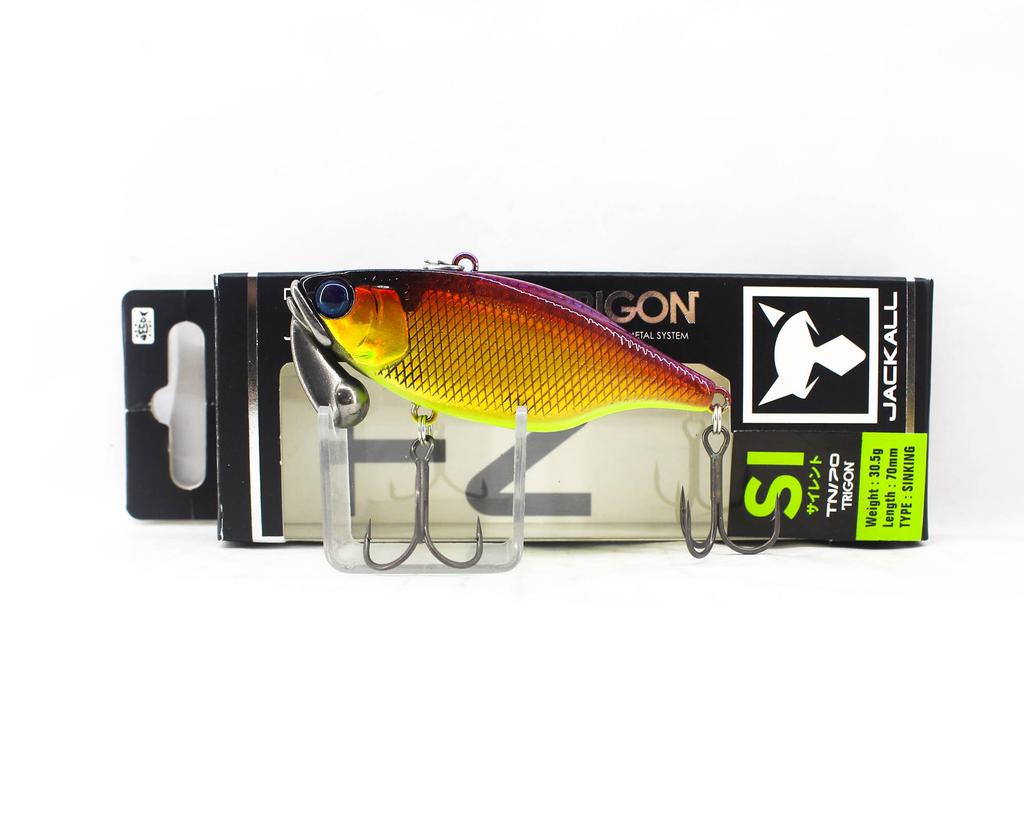 Jackall TN 70 Trigon Silent Vibration приманка Babataku Red Gold Laser (4036)