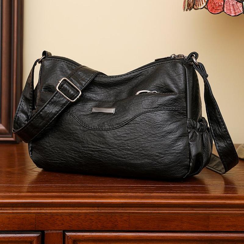 Soft PU Leather Luxury Handbags Purses Women Bags Designer Shoulder Crossbody Bag For Female Branded 2024 Winter Trend Messenger Bags