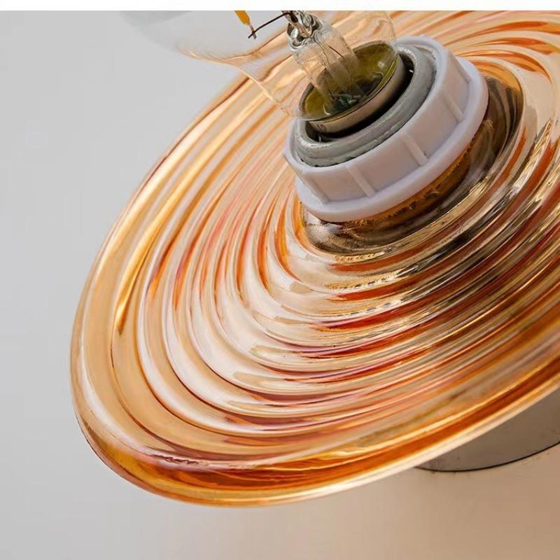 Nordic LED настенный светильник Water Ripple Glass Lighting для спальни, прикроватной тумбочки, гостиной, фона, кабинета, украшения дома, бра Amblance