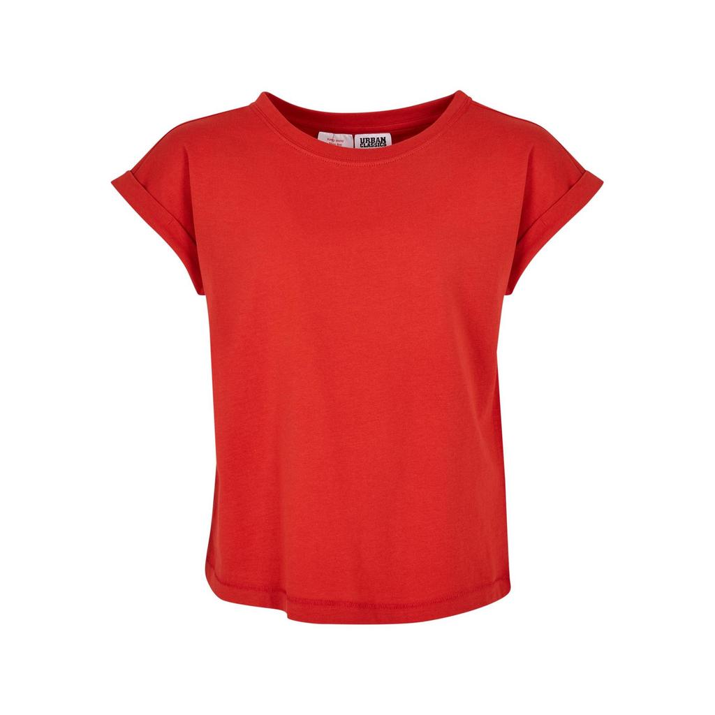 Urban Classics Girls Organic Extended Shoulder T-Shirt