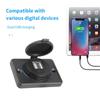 3.1A Dual USB Car Charger Socket Adapter with Sliding Cap 12V-24V 36W QC 3.0 Quick Charge Power Outlet for Bus RV Boat ATV Auto Motorbike Waterproof
