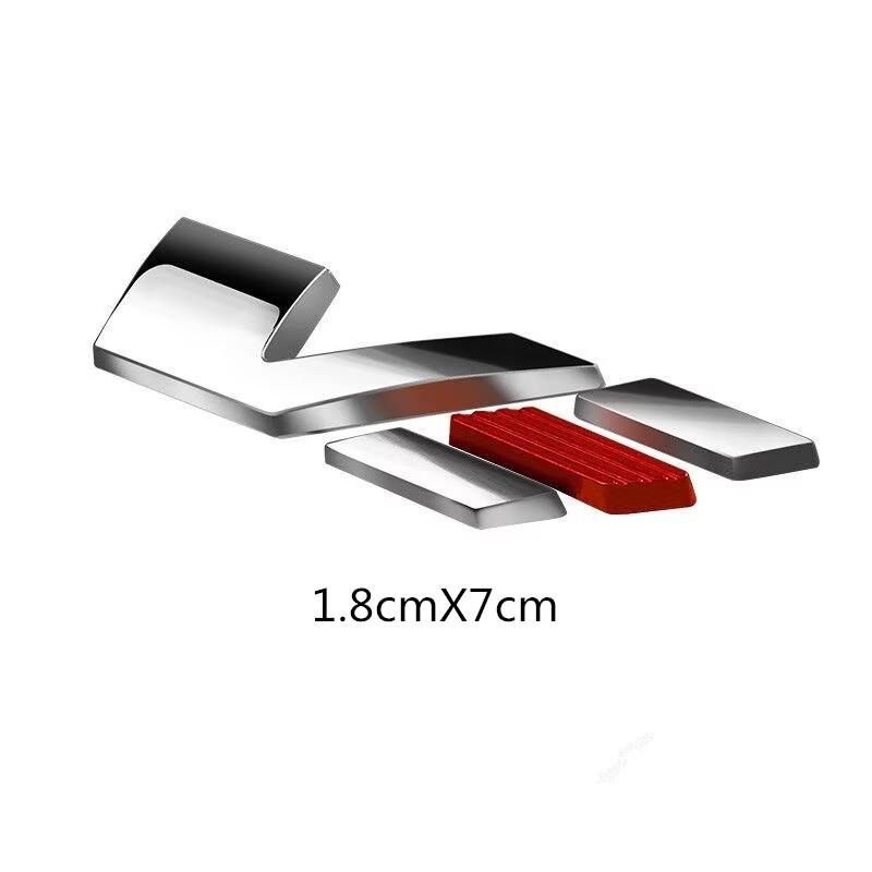 1.8x7см/2.3x5.8см Металлический Значок Наклейка на Автомобиль подходит для Cadillac Sport V Логотип XT4 XT5 XT6 CT4 CT5 CT6 Наклейки с Логотипом Performance