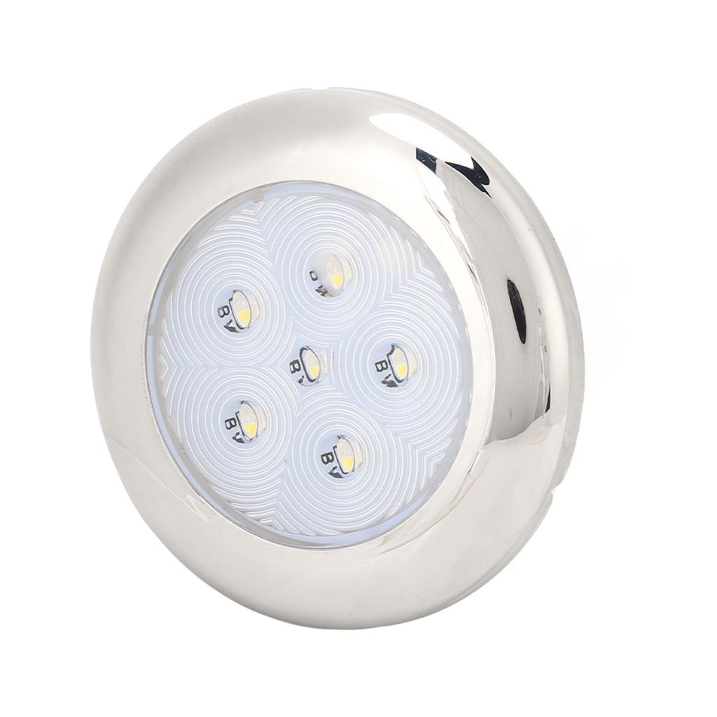 12 В светодиодный потолочный плафон для автофургона, белый, синий, водонепроницаемый, для кабины лодки, автомобиля, автофургона, лодки, яхты
