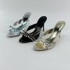 2025 Women's Versatile Cross Strap Round Toe High Heel Sandals & Slippers - Spring/Autumn Fashion, Plus Size Available