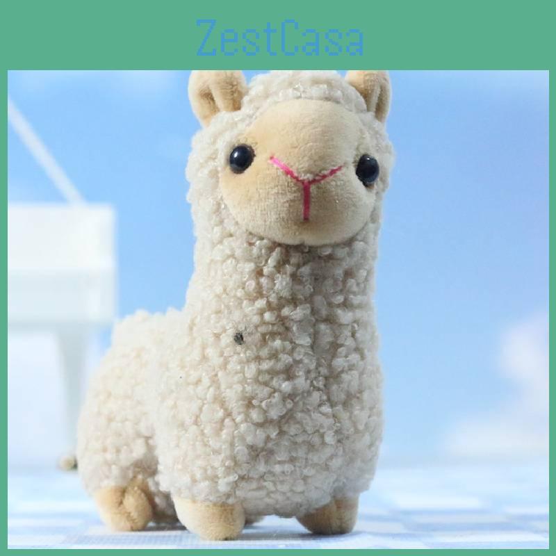Fluffy And Adorable Alpaca Plush Keychain Ideal For Decorating Bags And Keys