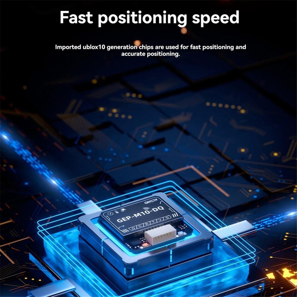 GPS-модуль GEP-M10-DI со встроенной флэш-памятью, магнитометром IST8310 и барометром DPS310 для FPV-дрона