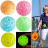 Светящийся в темноте светящийся мяч Pickleball 74MM 40 лунок светящиеся мячи для тенниса для пожилых людей в помещении и на открытом воздухе