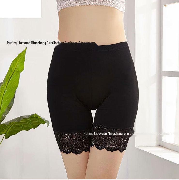 Женские шорты из модала и кружева, защищающие от воздействия внешней среды - летний стиль, доступны большие размеры.