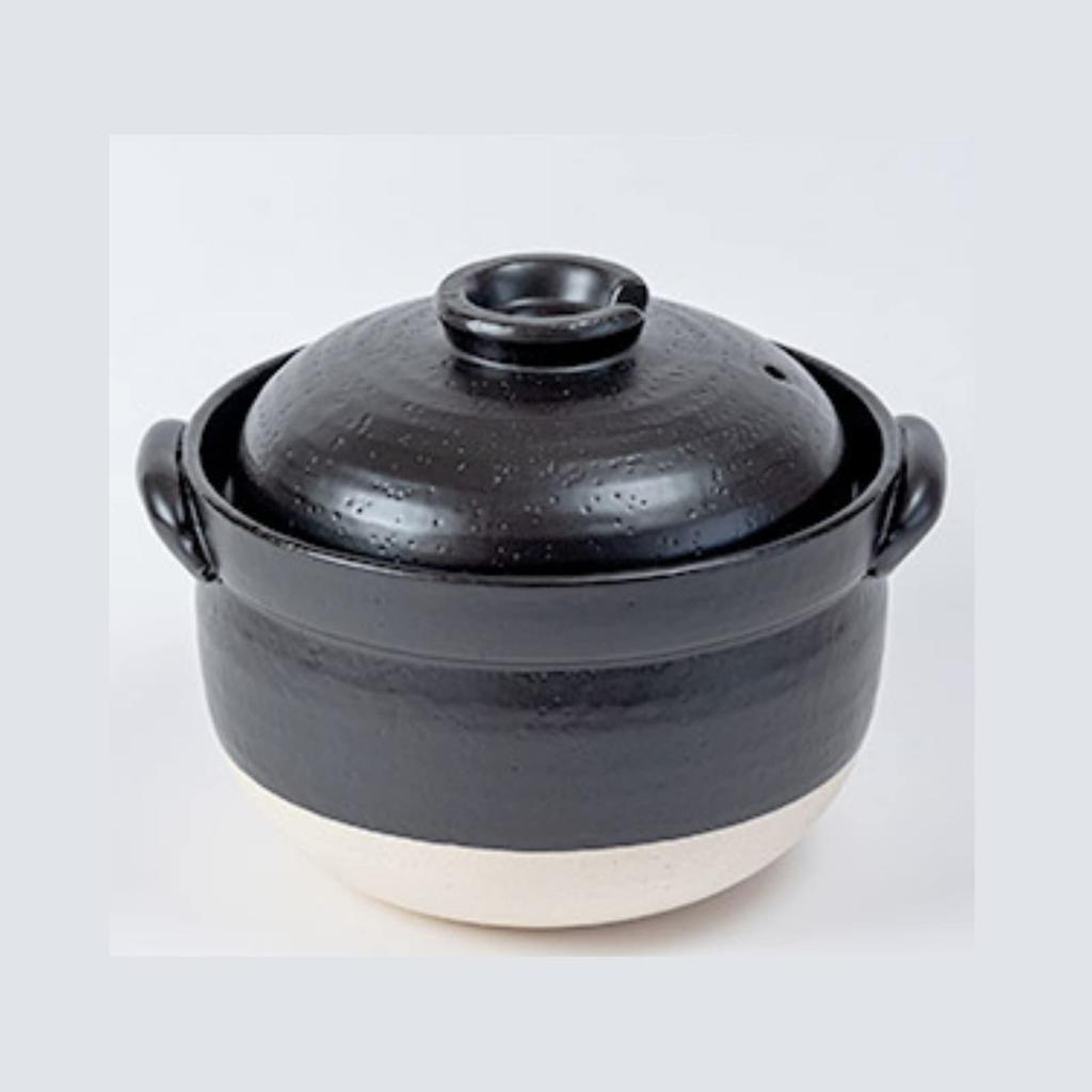 Banko Ware Earthen Pot Rice 3 Cups 1 To 2 (Banko Ware) ``Exquisite Pot'' (for People)