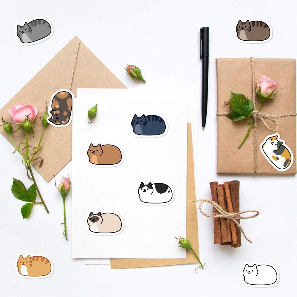 Pvc Decorative Stickers Cartoon Stationery Sticker Cute Phone Shell Sticker Stationery Decor