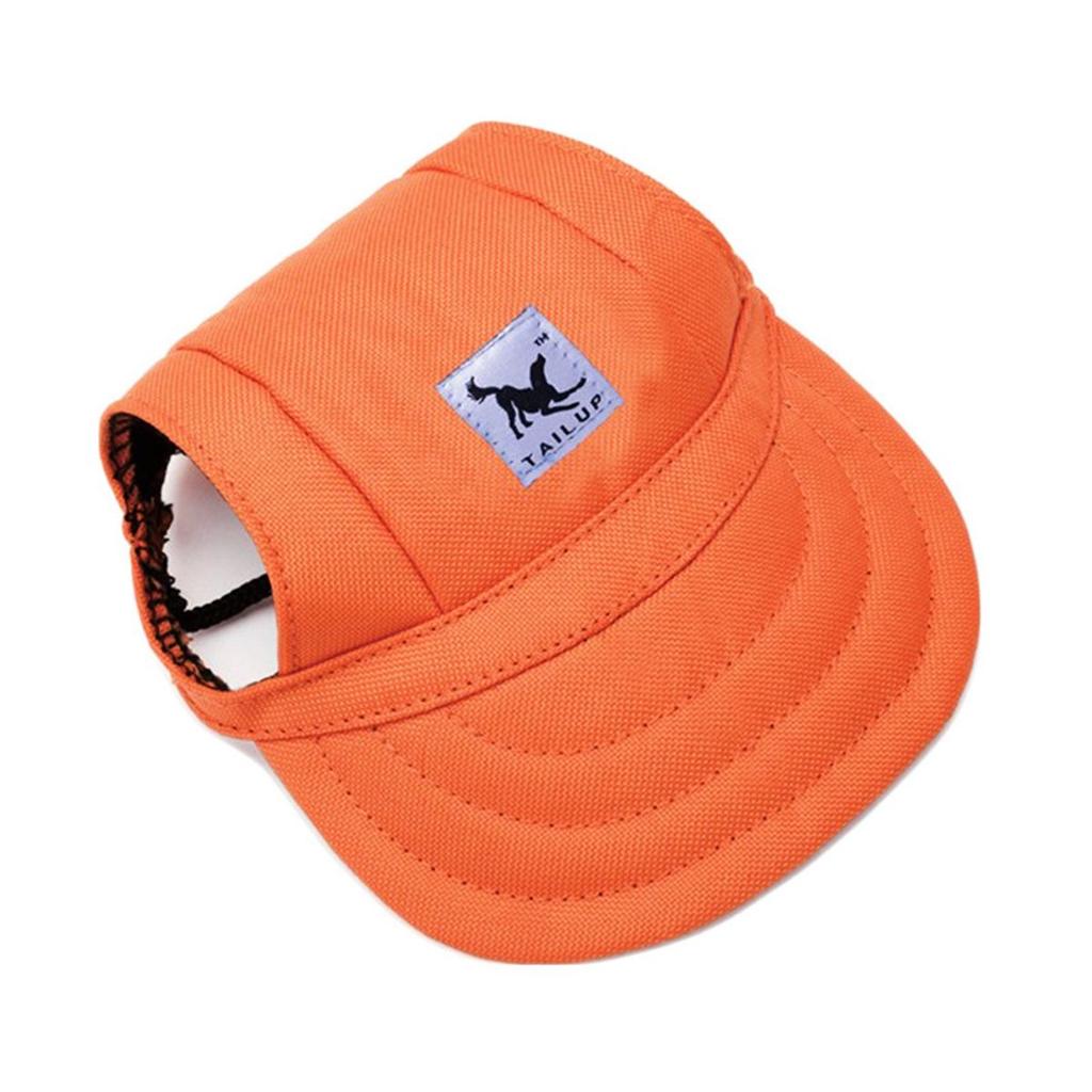 With Ear Holes Adjustable Chin Strap Puppy Dog Visor Hats Sun Protection Sunbonnet Baseball Cap
