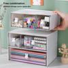 Desktop Storage Box Organizer Drawer Type Transparent Acrylic Desk Stationery Hand Account Storage Rack Desk Simple Pen Holder
