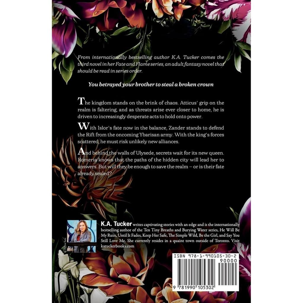 A Queen of Thieves & Chaos (Fate & Flame Book 3) by K.A. Tucker Fantasy Novel