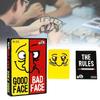 Хорошее лицо Плохое лицо Забавные маски для лица для веселых игр на вечеринках и семейного веселья