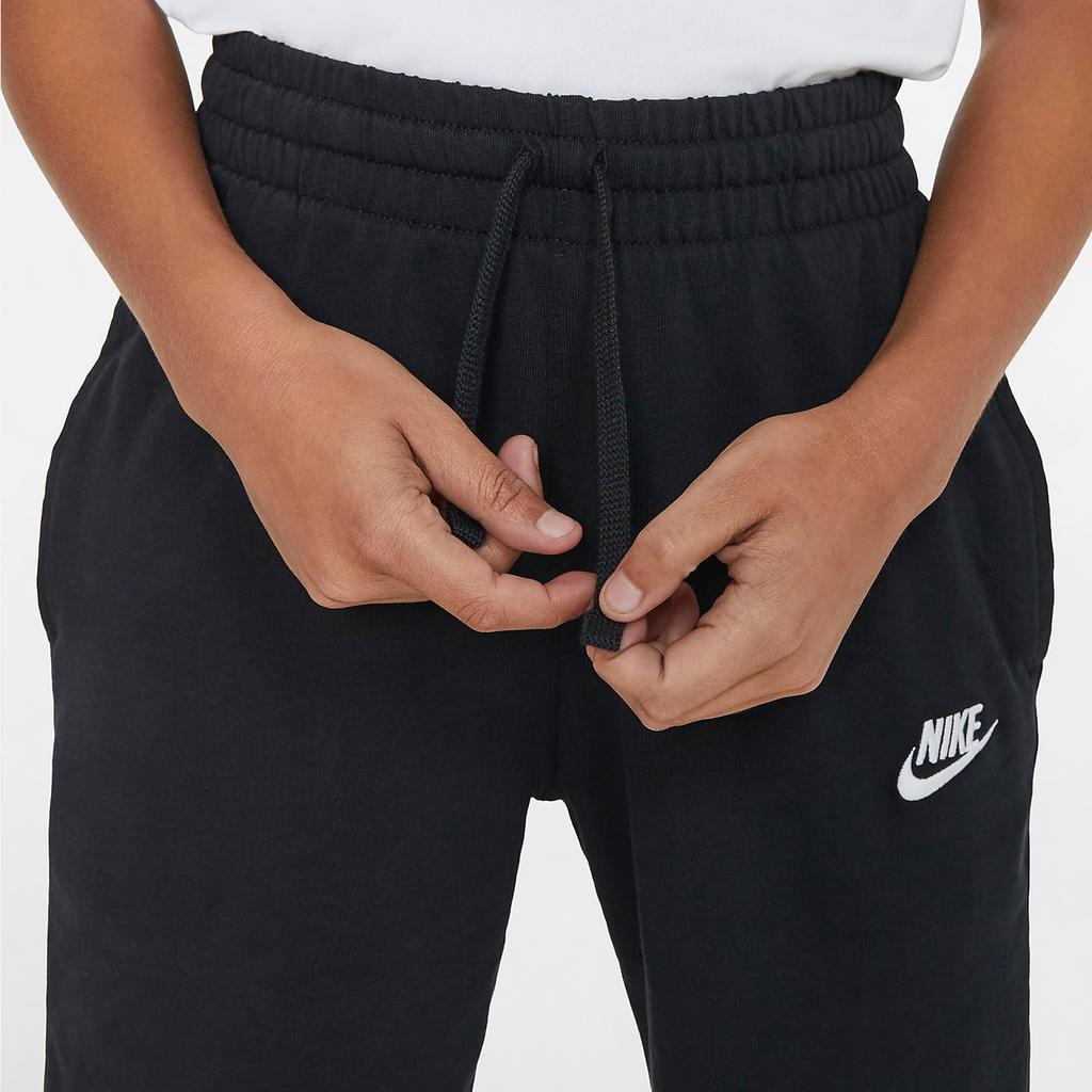 Nike Спортивная одежда с сплошным логотипом, прямые детские шорты, детские шорты, черные 805450-011