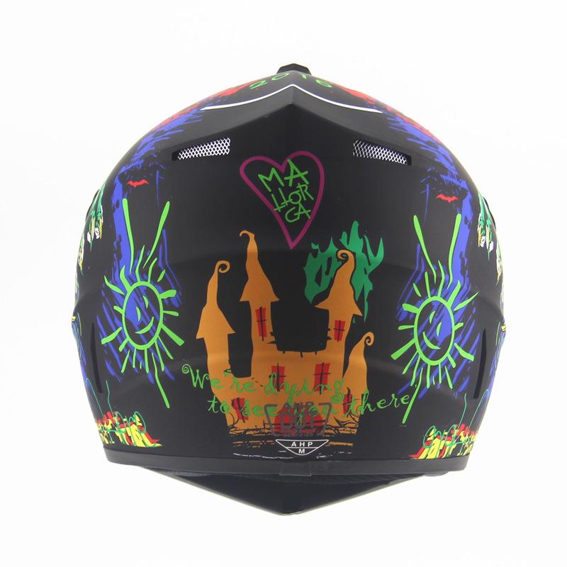 Мотоциклетные шлемы унисекс, шлемы для скоростного спуска, внедорожный горный шлем, гоночный шлем с полным лицом