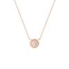 Yondo K10 Pink Gold Necklace 152346123104 [Canal Sea]