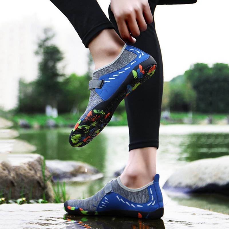 Модные уличные пятипалые пляжные водные походные вейдерсы Мужские женские универсальные амфибийные туфли для плавания Быстросохнущие повседневные туфли