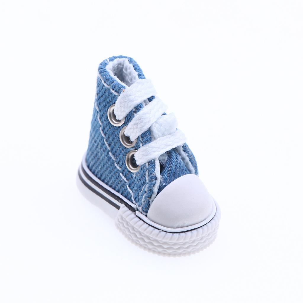 1 пара мини-имитационных повседневных парусиновых туфель для 10 см основной одежды для собак 1:8 Bjd Игрушка Кукла Сменная Одежда Аксессуары