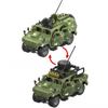 2 в 1 камуфляжные военные бронированные автомобильные головоломки, строительные блоки, модель бронетранспортера спецназа, кирпичи для детей, подарок