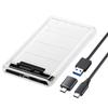 Прозрачный USB 3.0 высокоскоростной корпус для 2,5-дюймового SATA SSD/HDD