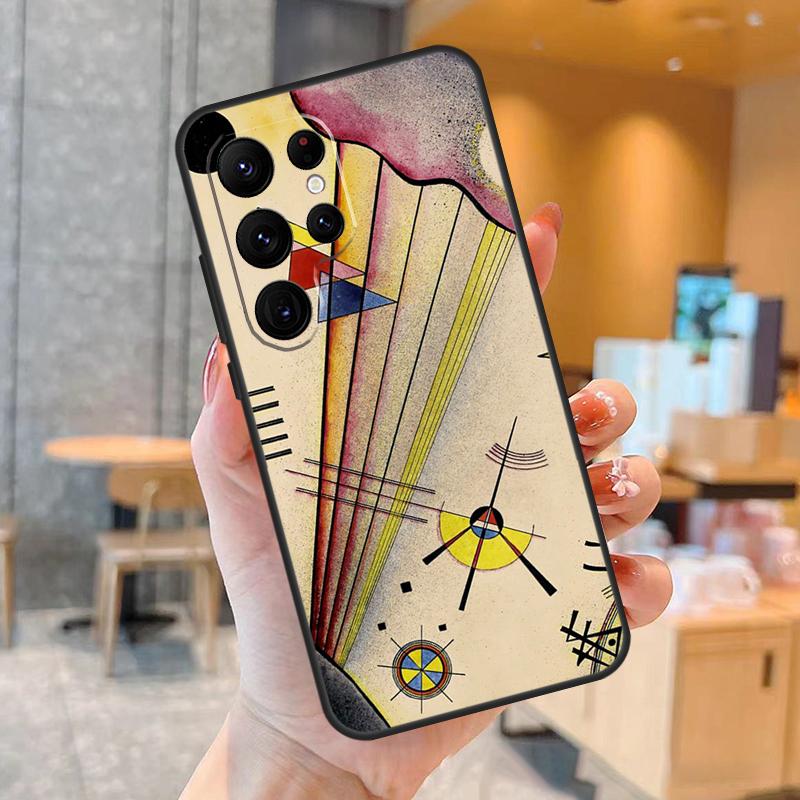 Абстрактный чехол для телефона Василий Кандинский для Samsung Galaxy S25 S23 S22 S21 S20 S24 Ultra S9 S10 Plus S25 FE Задняя крышка