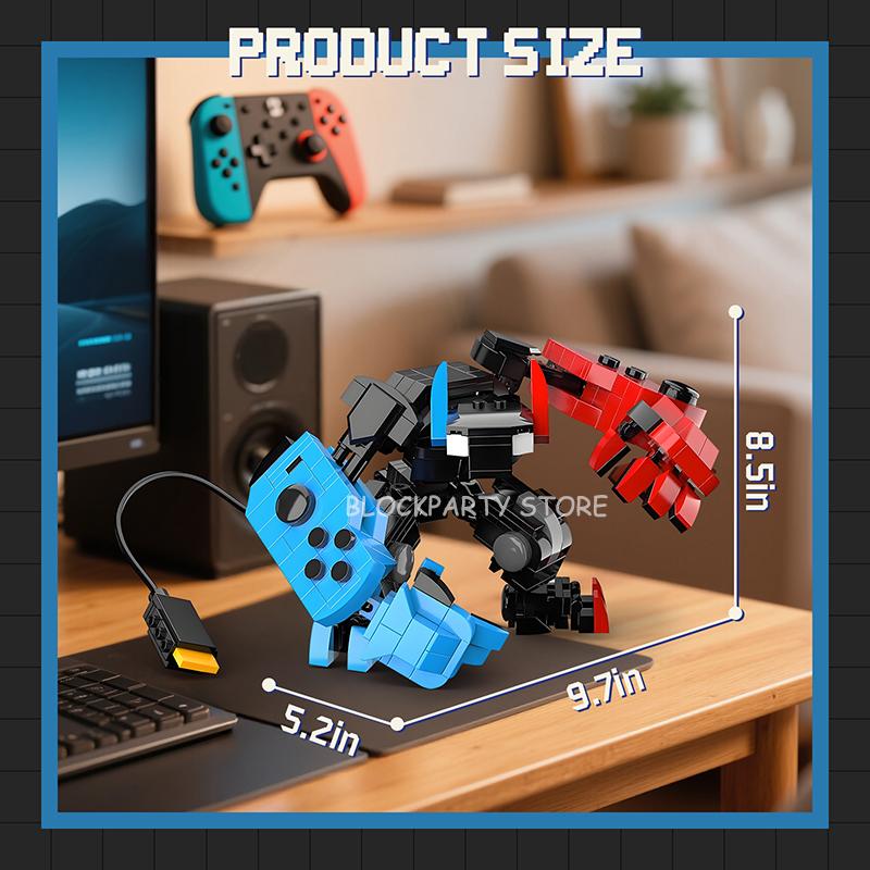 Non-Toxic Moc Bricks Switch Game Controller Mecha Building Blocks Transforming Robot Model Assembly Toys For Kids New Year Gifts