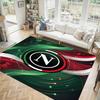 Napoli FC Design Crystal Velvet Carpet Cozy Non?Slip Printed Rug For Bedroom Living Room Entrance