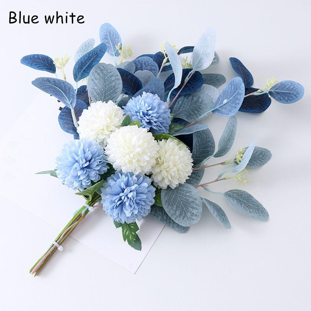 Wedding Nordic Bouquet Hydrangea Artificial Flowers Silk Flower Fake Flowers Chrysanthemum Ball