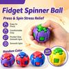 Новый Gear Fidget Squishies Мяч Двойное Нажатие Вращающийся Пальцевой Спиннер Карманный Портативный Снятие Стресса Офис Взрослый Игрушка от Тревоги