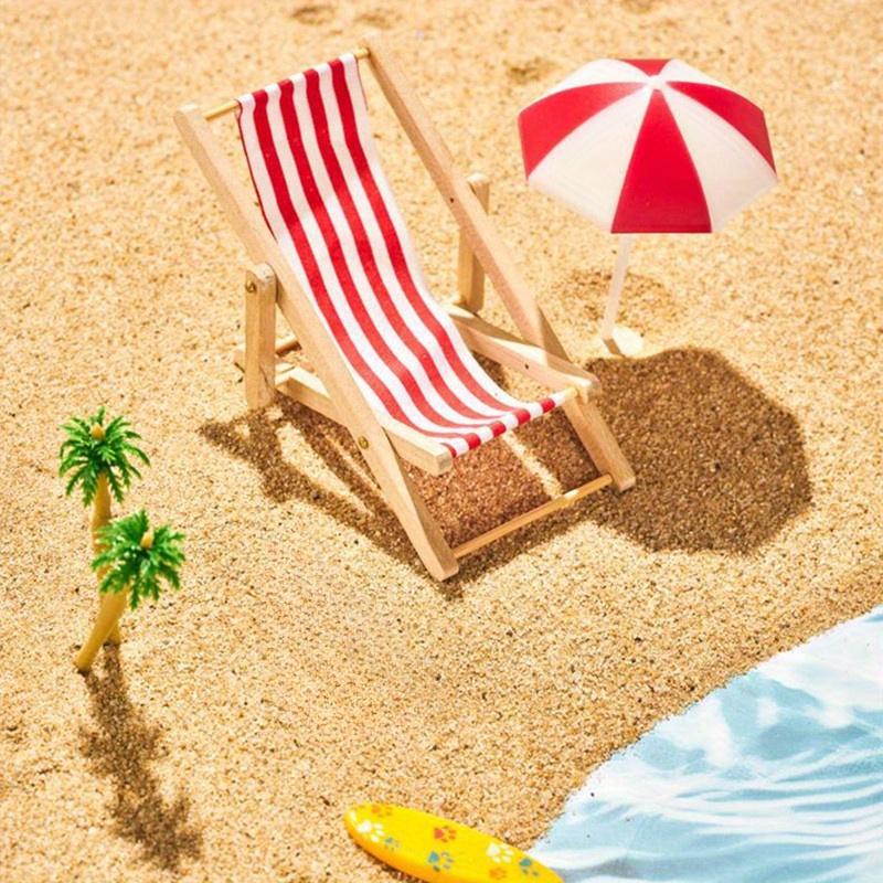 1 шт 1/12 кукольный домик миниатюрная мебель аксессуары складной деревянный пляжный стул мини шезлонг кукольный домик украшения наборы