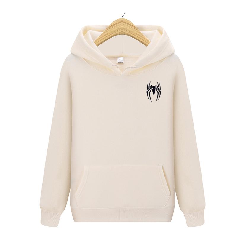 Весенне-осенняя женская толстовка с принтом паука, повседневный пуловер большого размера, популярная толстовка, трендовая одежда унисекс