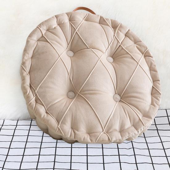 Подушка для дивана с прочной ручкой, супермягкая толстая круглая подушка для балкона, подушка для сидения на полу, товары для дома