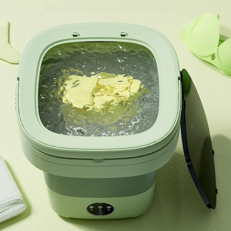 11 л Большая вместимость Полностью автоматическая Маленькая портативная Машина для стирки белья Интеграция элюции Складная электрическая стиральная машина