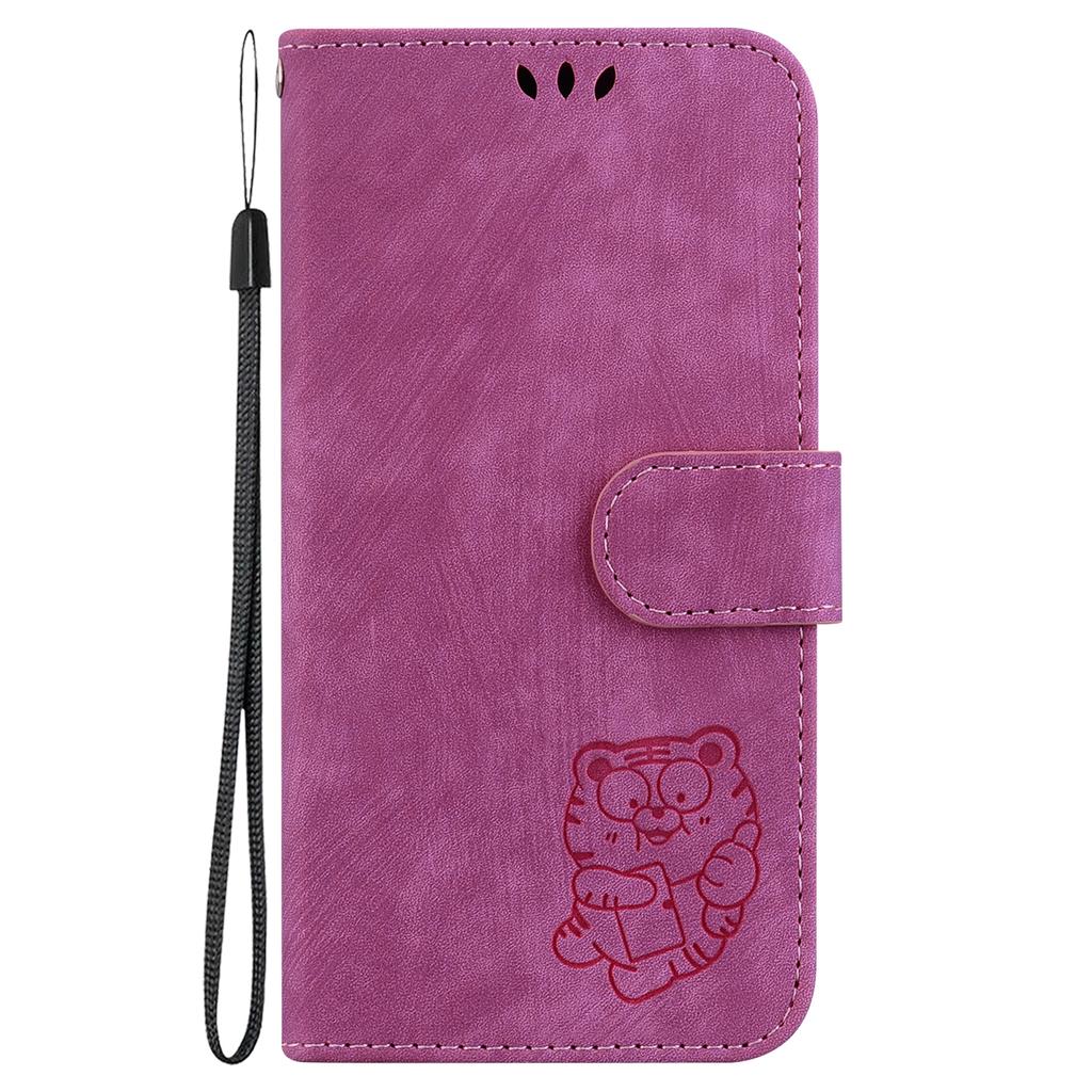Retro Lovely Tiger Leather Case For Oppo Reno12 Reno11 A3 Pro A59A79 A38 A78 A58 A98 Kickstand Wallet Card Slots Book Cover For Oppo Reno8 T Reno7