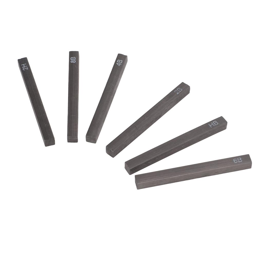 6 Pcs Charcoal Sticks Portable Multipurpose Sketch Drawing Art Graffiti Painting Carbon Graphite