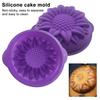 Большая форма для торта "Подсолнух" Силиконовая форма в виде цветка Антипригарный противень для выпечки торта на день рождения Форма для выпечки торта