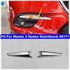 Для Mazda 3 AXELA Хэтчбек Седан 2017 2018 Передний Бампер Противотуманные Фары Лампы Накладка-Бровь Декоративная Накладка Аксессуары Внешний Вид