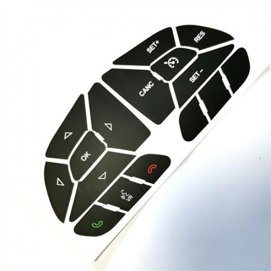 Steering Wheel Button Repair Decal Sticker For Dodge Charger 2016 2017 2018-