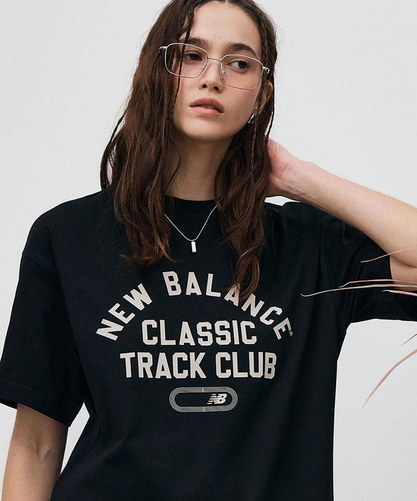 Nyuballanseu Nbnegco217 / Футболка с коротким рукавом Uni Track Club (черный)