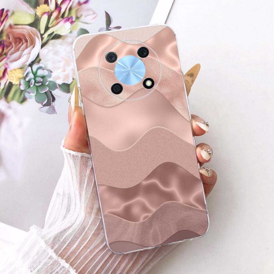 For Huawei Nova Y90 Y91 Cute Flower Butterfly Cat Painted Case For Huawei NovaY90 NovaY91 Soft Silicone TPU Phone Cases