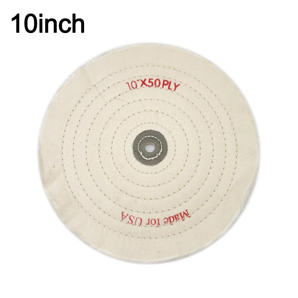 Durable 2-12in Wheels Buffing Polishing Wheel Cotton Lint Cloth White Buffing Wheel Polishing Cloth Wheel Jewelry Tools