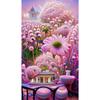 Фэнтези Замок Розы 5D DIY Наборы Алмазной Живописи Цветок Полный Круглый Квадратный Дрель Алмазная Вышивка Алмазная Мозаика Искусство Y579