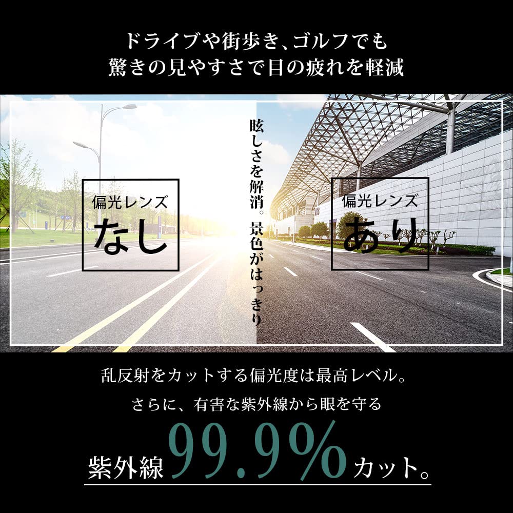 Polarized Sunglasses Polarized Driving Sunglasses [LANCETTI] Men's LC-S105-C4