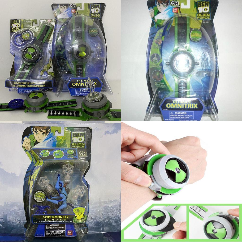 Ben10 Проекционные часы Омнитрикс Высококачественная детская игрушка с регулируемым ремешком и функцией вращения