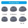 Ear Tip For 6i Earphone Replacement Ear Buds Ear Caps Earplug Eartips for Earbuds, 3Pair