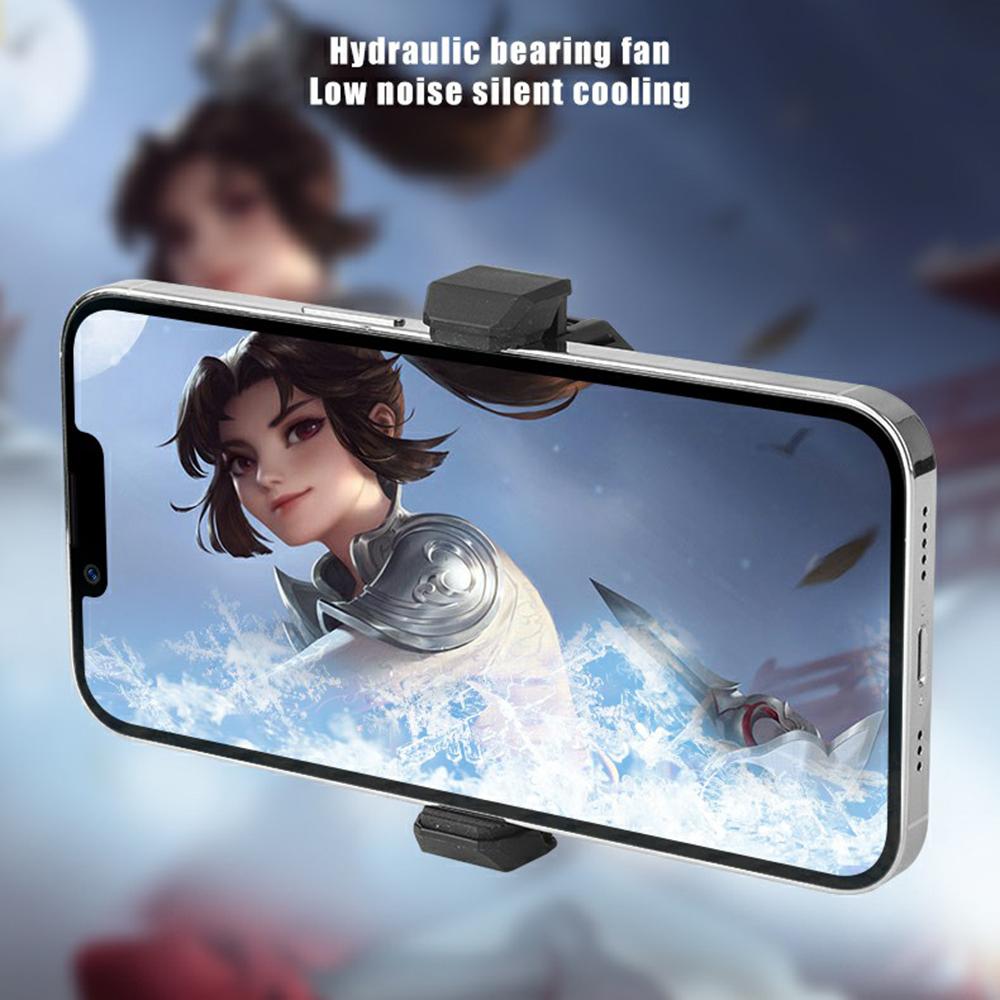 S06 Полупроводниковый радиатор для мобильного телефона Цветная подсветка Игровой кулер для отвода тепла смартфона